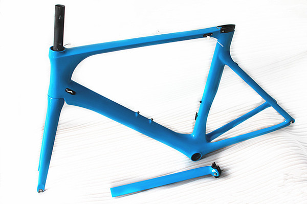 All carbon fiber road bicycle wind breaking frame interior line ultra light high quality customized painting multi color selection