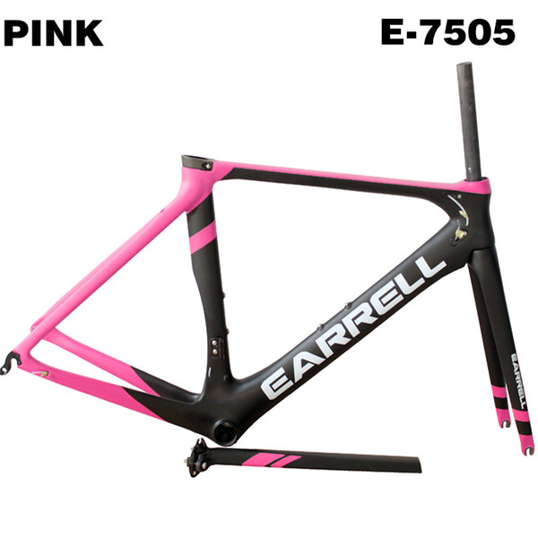 EARRELL OEM Full Carbon Road Bike Frame DI2 & Machinery Road Racing Bicycle Carbon Frameset BB86 free shipping with headset