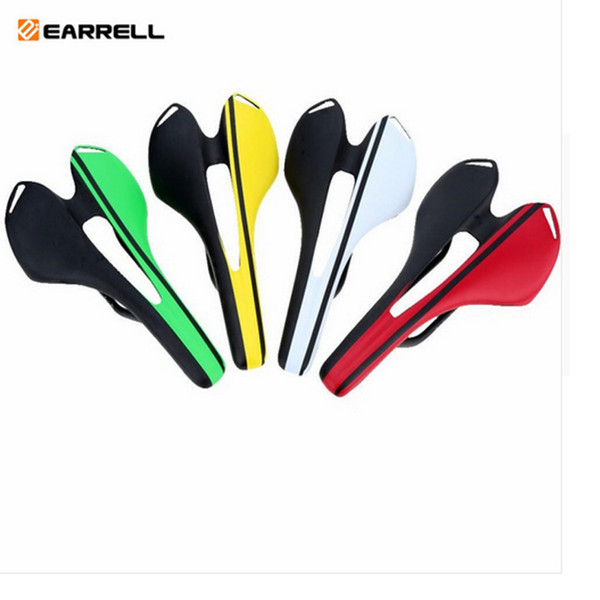 EARRELL Bicycle Saddle Full Carbon Fiber Cycling Cushion Hollow Saddle Matte Super Light selim Mountain Bike accessories mtbBike