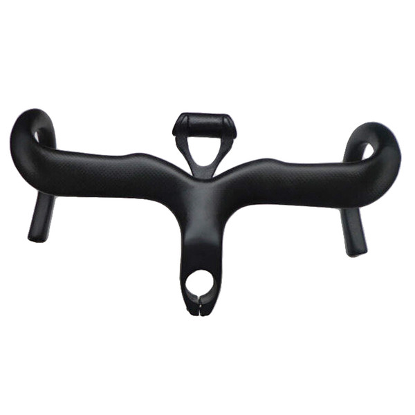 Carbon road Handlebar Integrated Handlebars 28.6mm Inner Brake Road Bike 3K Matt/Glossy Surface 400 420 440 mm Safety Bar Cheap