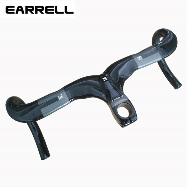 EARRELL carbon road bicycle integrated with stem new top carbon fiber road bar carbon road handlebar