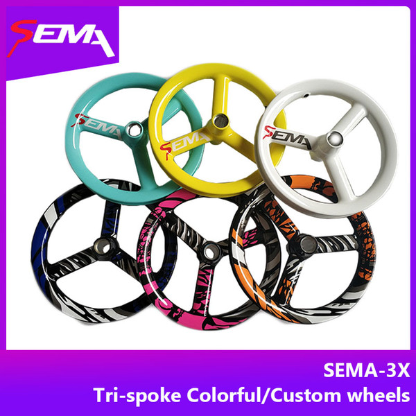 SEMA T700 12inch 203 thrispoke carbon rim children balance bicycle carbon wheel red white black color rim wheel best quality