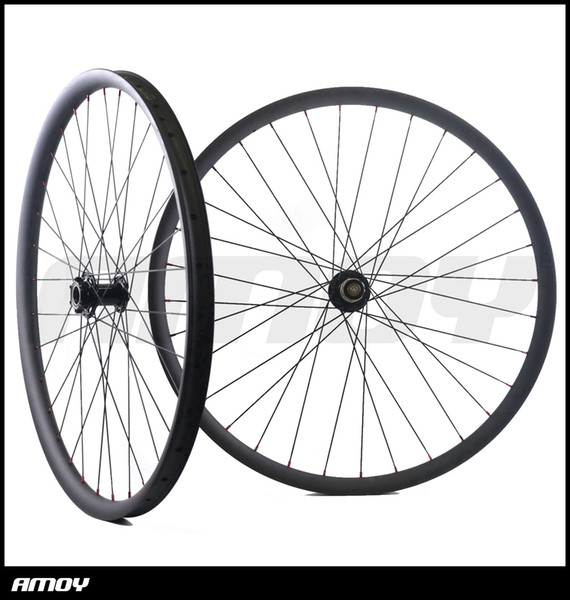 Full carbon fiber mountain bike rims Front Lefty with rear 792 hubs mtb bicycle 30mm wide wheelset 29er carbon wheels