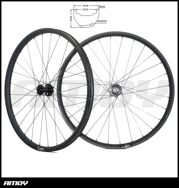 27.5er MTB AM ENDURO carbon wheels 34mm clincher tubeless wheelset 25mm deep UD 3K 12K 15X110mm 12X148mm SHN 10s 11s XX1 XD