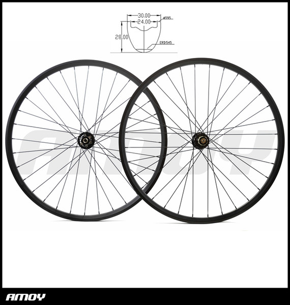 27.5er MTB XC carbon wheels 3K UD 12K front qr15 thru rear 142mm X12 steel axle freehub 10s XX1 11s all mountain wheelset