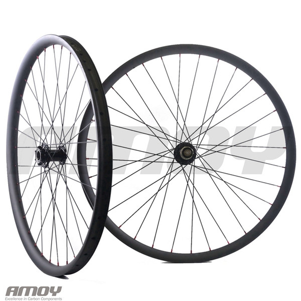 Full carbon fiber mountain bike rims Front Lefty with rear 792 hubs mtb bicycle 30mm wide wheelset carbon wheels27.5er MTB AM ENDURO 32