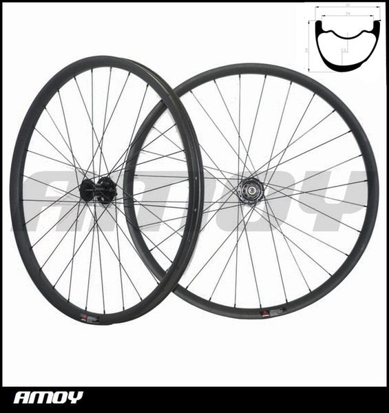 27.5er MTB Carbon Hookless/Asymmetric Tubeless Mountain AM XC Bike wheels