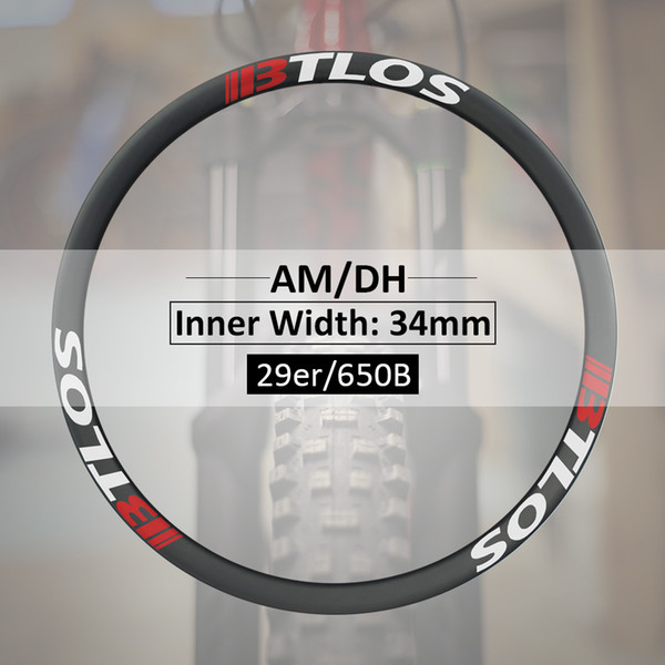 MTB 34mm internal downhill carbon rims available for 27.5inches and 29 inches - M-i34