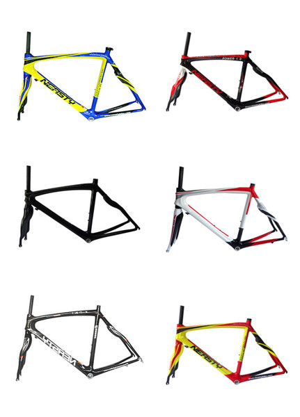 RB28 Manufacturers wholesale high-quality multi carbon fiber road frames and road forks including clamp sets,semi inner cabling