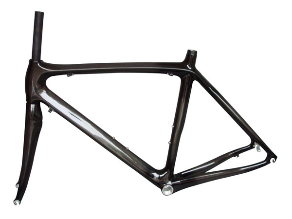 Hot -selling carbon fiber road frame 700C bicycle accessory frame and front fork 3K/12K carbon cycling equipment Chinese manufacturers