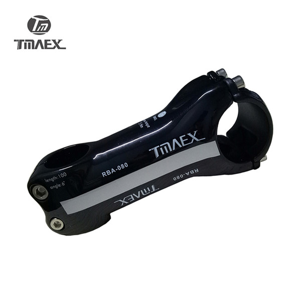 Carbon Stem TMAEX 080 Silver Full Carbon Bicycle Stem Road Bike Lightweight MTB Stem 6/ 17 degrees And 31.8mm