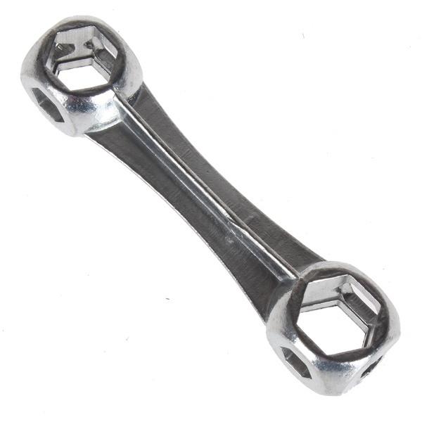 Mini Portable Bike Repair Tool Dog Bone Shape Torque Wrench Hexagon Holes Cycling Spanner