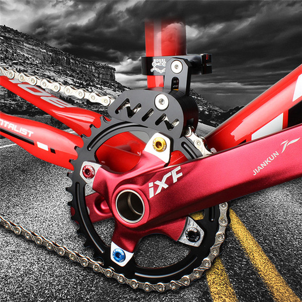 Practical Bicycle Chain Guide Tensioner Bike Tools Durable Aluminum Alloy Steel Mountain Highway Bicycle Single Disk Chain Guide