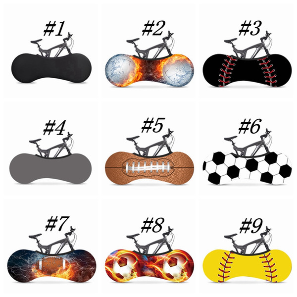 Baseball Bicycle Dust Cover Football Bike wheel Cover Elastic Dustproof Case For Motorcycle Bike Rain Prevention ZZA1684