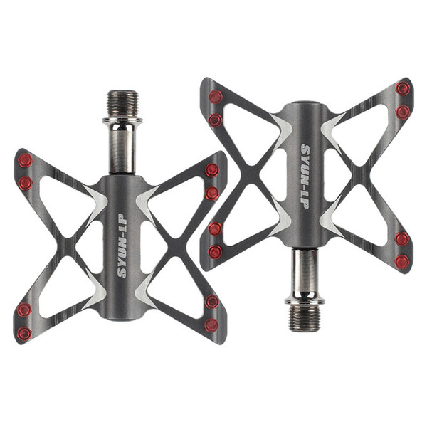 PROMEND 3-Bearing Bicycle Pedal Aluminum Alloy Bicycle Pedal Butterfly Modeling Aluminium alloy Pedal Mountain Bike Highway bicycle-pedal