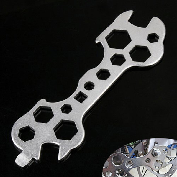 15 in 1 Bicycle Cycling Bike Wrench Steel Hexagon Spanner Repair Tool Kits Multifunction Wrench Flat Spanner