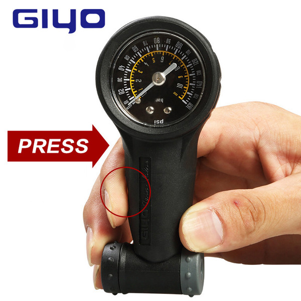 Giyo Bike Tire Gauge Schrader Presta Valves Air Pressure Barometer 160 PSI Best Quality Free Shipping