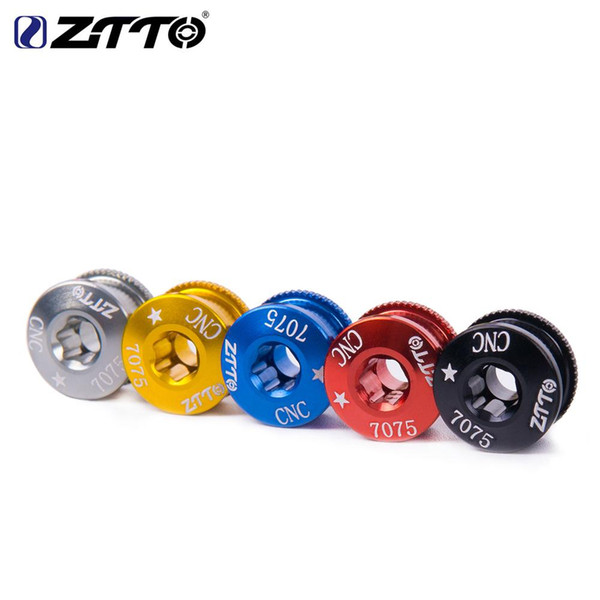 ZTTO 5PCS Chainring Bolt Bicycle Chainwheel Screws CNC 7075 Road MTB Bicycle Disc Screw for Crankset Bicycle Parts