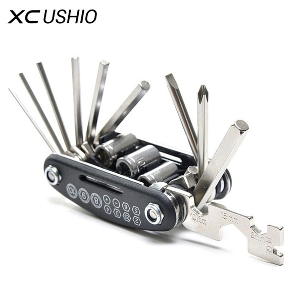 15 in 1 Multi Bicycle Repair Tools Set Hex Key /Socket Wrench /Screwdriver /Mountain Bike Bicycle Screwdriver Repair Tool Kit