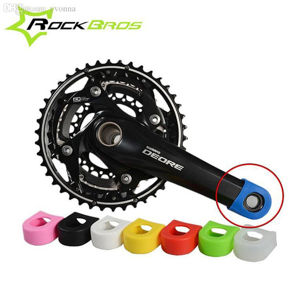 Wholesale-ROCKBROS Crankset Crank Protective Sleeve Protector Mountain Bike Road Bike Fixed Gear Bicycle Crank Protective Cover H6085