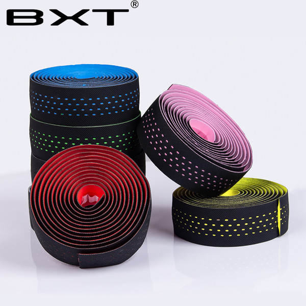 Free shipping Road Bicycle Handlebar Tape Belt Cycling Handle Bar Grip Wrap Anti-slip Anti-sweat Strap 2 Bar Bike Accessories