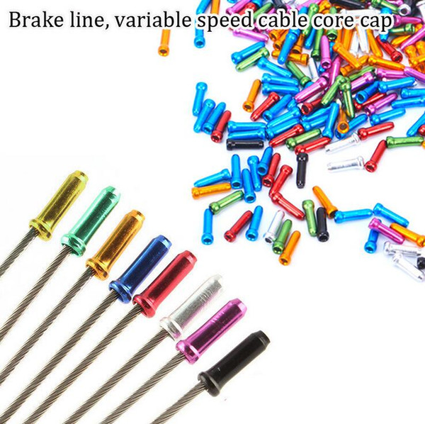 Cycling Bike Brake Cable Tips Crimps - MTB Road Bike Brake Cable End - Shift Cable Core Cap Wire Ferrules Bicycle Accessory