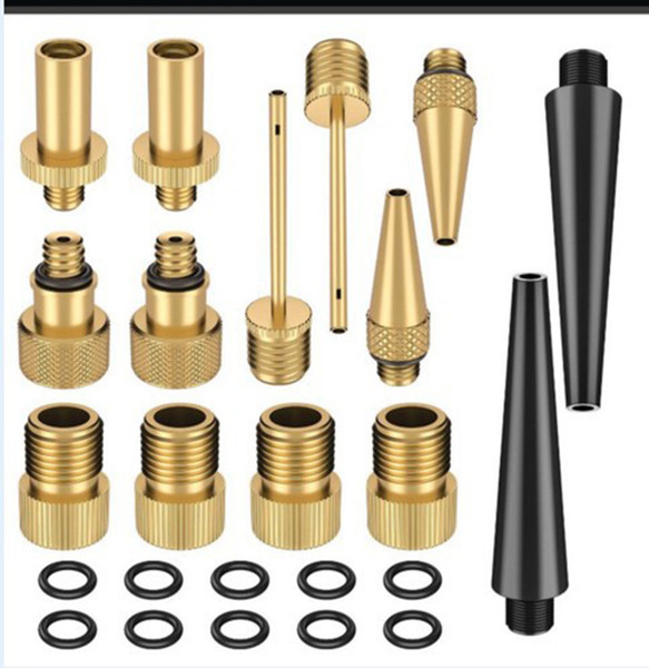 15/24/25 pcs Bike Bicycle Valve Adapter Presta Valve Tools For Mountain Road Bike Valve Adapter SV AV DV Bike