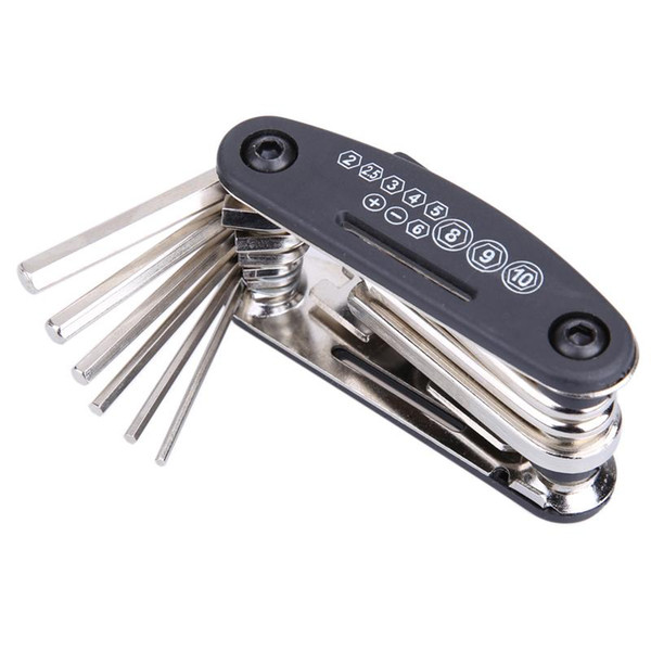 Wholesale 15 in 1 Bike Bicycle Repair Tool Set Hex Wrench Screwdrivers Nut Tools Hex Key Bicycle Repairing Tools Free Shipping