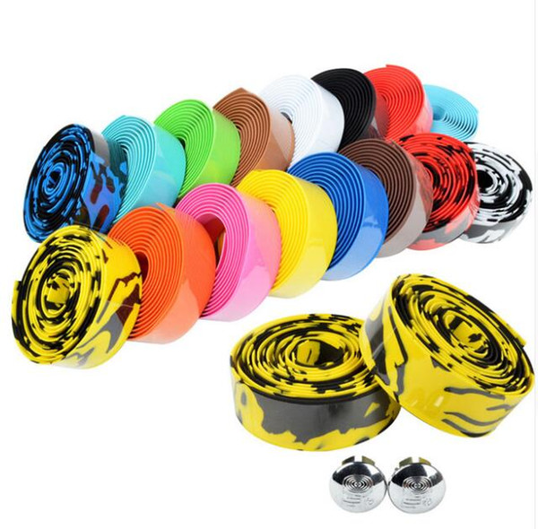 New Arrival Cycling Handle Belt Bike Bicycle Cork Handlebar Tape Wrap +2 Bar Plug Cycliing Lover Bicycle Accessory Bike Strap