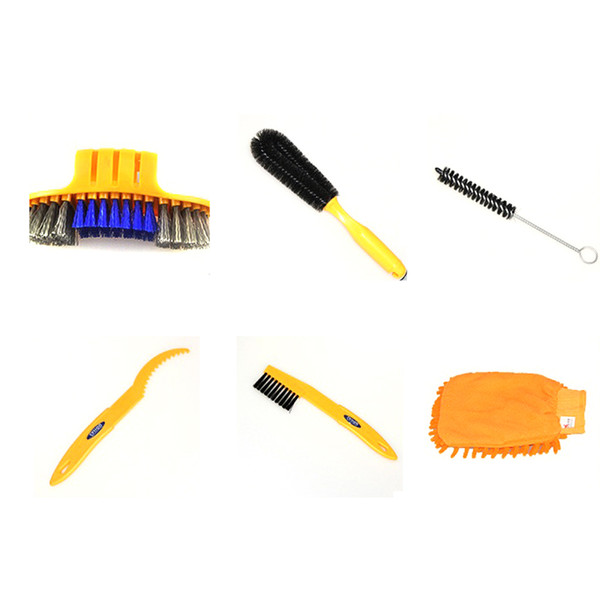 Bicycle Cleaing Tool Kits Chain Cleaner Tire Brushes Road Mountain Bike Cleaning