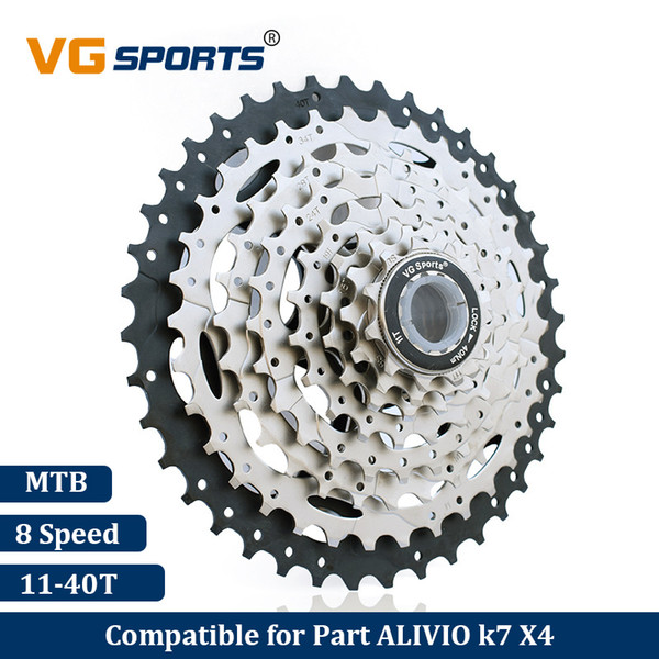 VG Sports Mountain Bike MTB 8 Speed Cassette 8 Velocidade 8S 40T Bicycle Parts Cassete Freewheel Sprocket Cdg Ultralight 411g