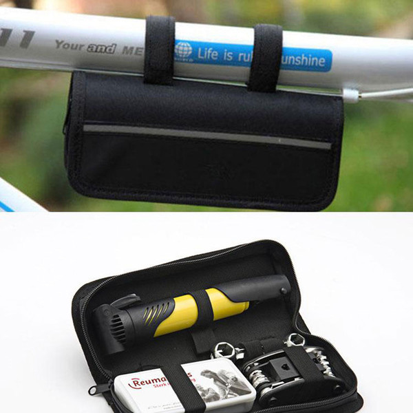 Free shippping Multifunction Sahoo Cycling Bicycle Bike Repair Tools Kit Set with Pump Box Bag Black