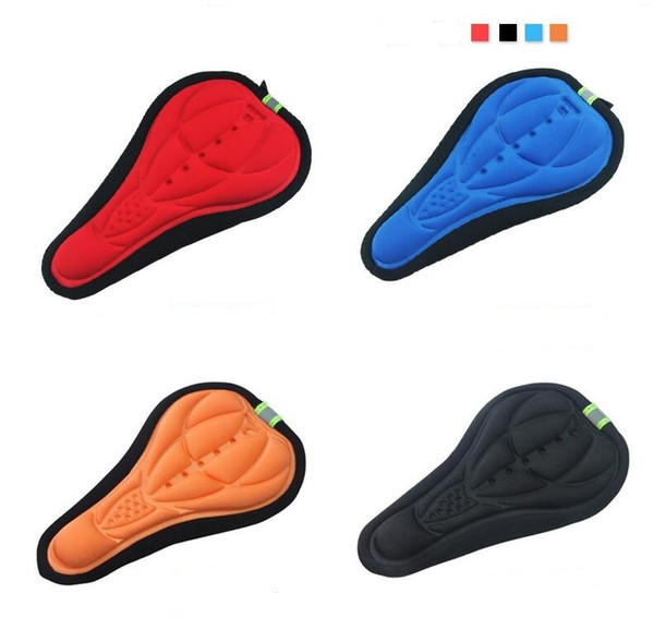 outdoor riding Rockbros Cycling Bike 3D Pad Bicycle Seat Saddle Cover Soft Cushion Gel Silicone Thicker 3D Cushion Cover