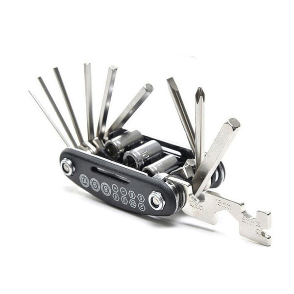 16 in 1 Multifunction Bicycle Repair Tools Kit Hex Spoke Cycling Screwdriver Tool MTB Mountain Cycling Bike Repair Tool