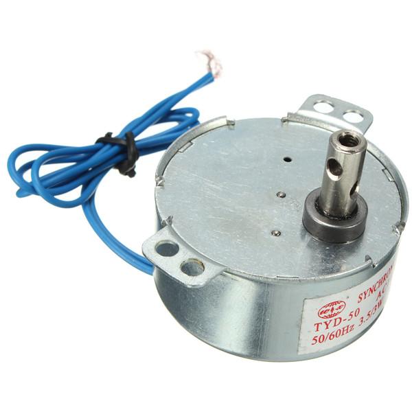 New Stock Synchronous Motor Robust 50/60Hz AC 110V 3W 15RPM order<$18no track