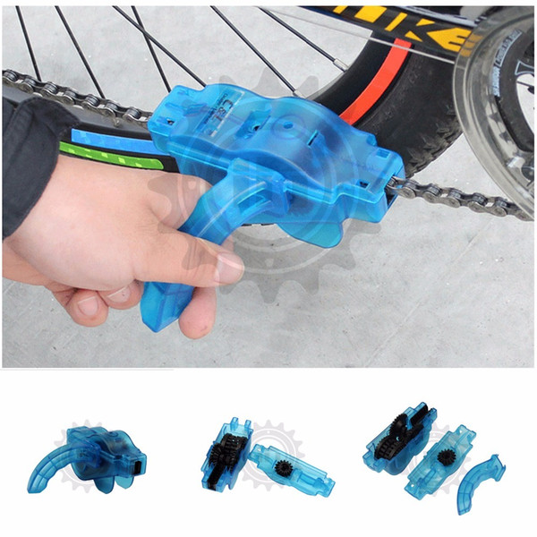 Scrubbe Chain oil protector Cycling Cleaner Set Flywheel Kit Washing Tool oiling Bike MTB Blue Bicycle mudguard pedal single