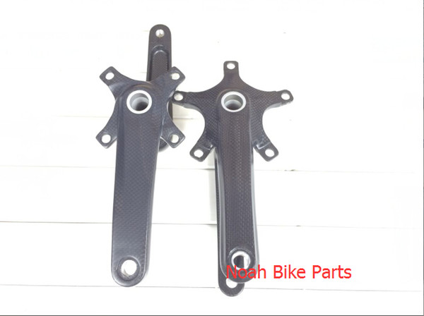 Wholesale-Original!Hign Qaulity!170mm/172.5mm road bike/MTB 3K ultra-light carbon fiber crank crank with axis bicycle parts,free shipping