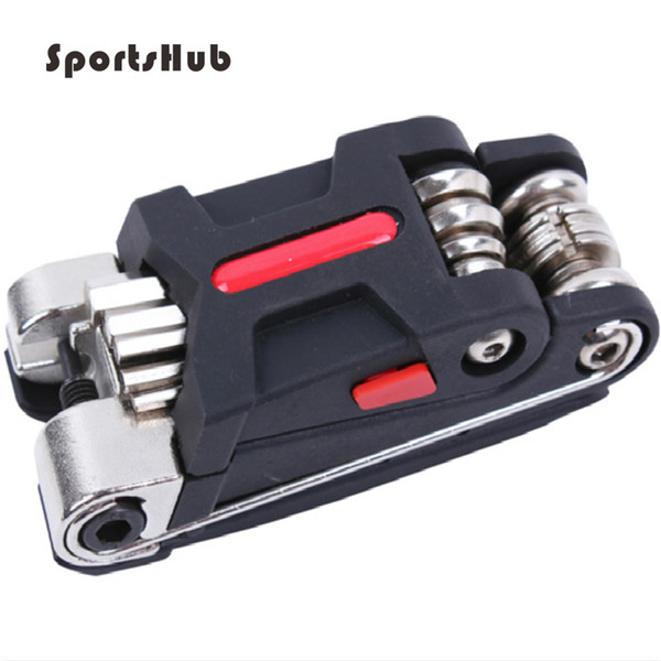 9.5*3.8*3.8CM 15 In 1 Bike Portable Multifunction Bicycle Repair Tools Steel Alloy/Advanced ABS C0022