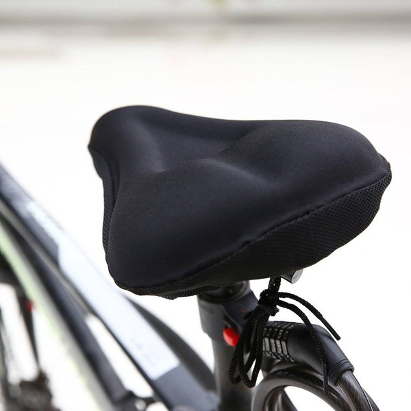 free shipping Men 3D Bike Bicycle Cycle Extra Comfort Gel Pad Cushion Cover for Saddle Seat Saddle Cover Cycle Seat Cushion Fits For Vary