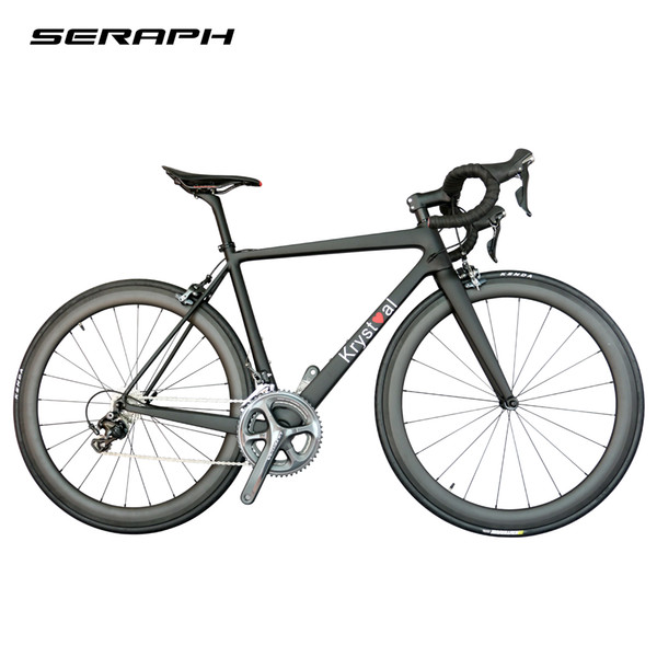 2020 NewestSERAPH BIKE Carbon Road Bike Complete Bicycle Carbon Cycling Road Bike with Shimao R8000 22 Speed Groupset