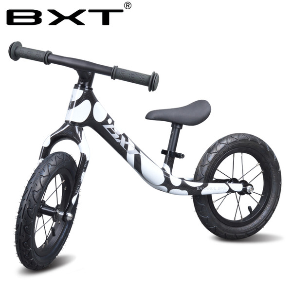 Ultralight child balance bicycle/carbon fiber bicycle is suitable for walkers of 2~6 years old children Cute cow pattern free shipping