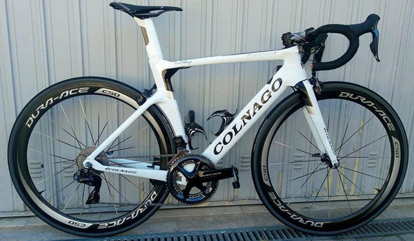 White colnago carbon Complete bike Bicycle With Ultegra R8010 Groupset For Sale c50 Direct mount brake