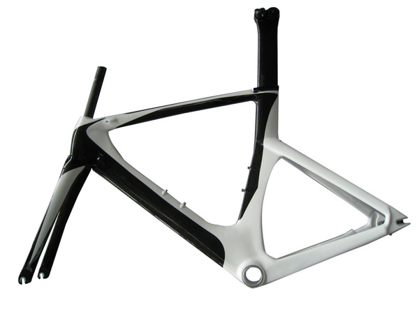 TT frame UD glossy 52cm very nice the newest road frame and fork white black color painted frameset