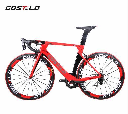 New Technology AEROMACHINE MONOCOQUE one piece Full Carbon Road Complete Bike Road Bicycle Frame wheels R8000 Groupset