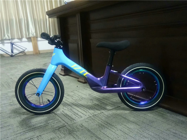 JZTC children's bicycle carbon fiber balance bike is suitable for children aged 3 ~ 6 years with complete pulley