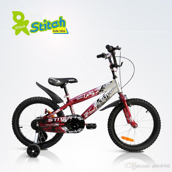 Wholesale Newest 18 inch children bicycle kids bike contains free auxiliary wheel 2 colors Free shipping