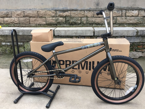 Premium Subway bmx bikes 20' full crmo full bearings goldnbrown