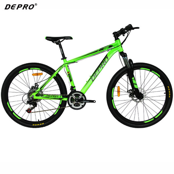 wholesale 26-inch Auminum 21-speed Mountain Bike Ultra-light 17-inch Frame Suspension Fork for Shimano Brake Gear Shift Sets