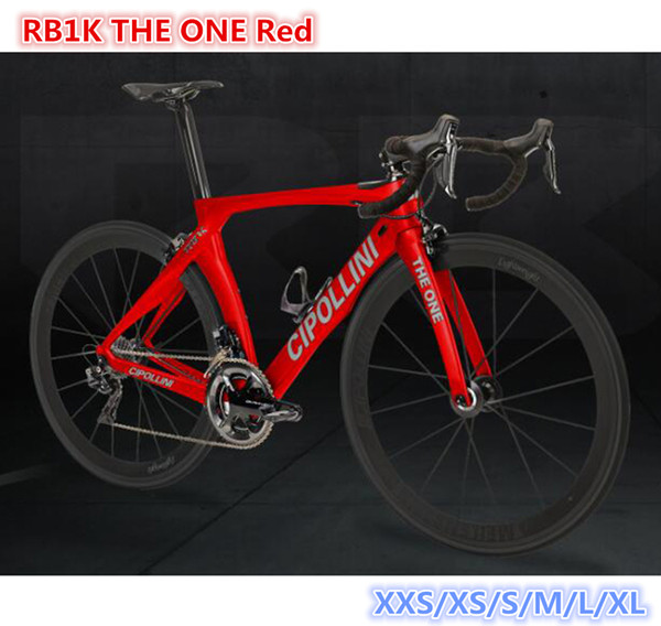 T1000 3K Glossy MCipollini RB1K THE ONE Silver logo Red complete bike full bicycle with 105 5800 groupset 50mm carbon wheelset free shiping