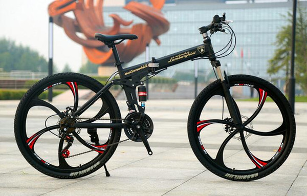 outdoor 21 Speed high configuration 26 inch Two-disc brakes Mountain Bikes Three teeth wheel six teeth wheel